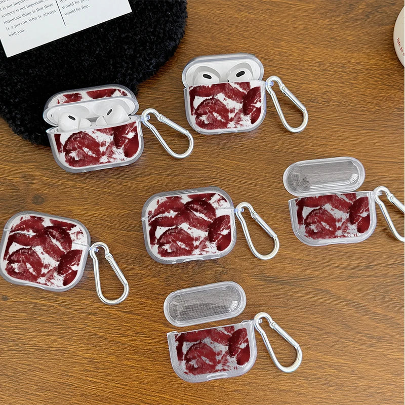 Red Lips AirPods Case