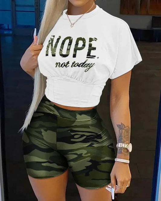 Casual T-Shirt & Shorts Set