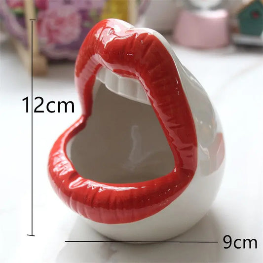 Red Lips Snack Bowl