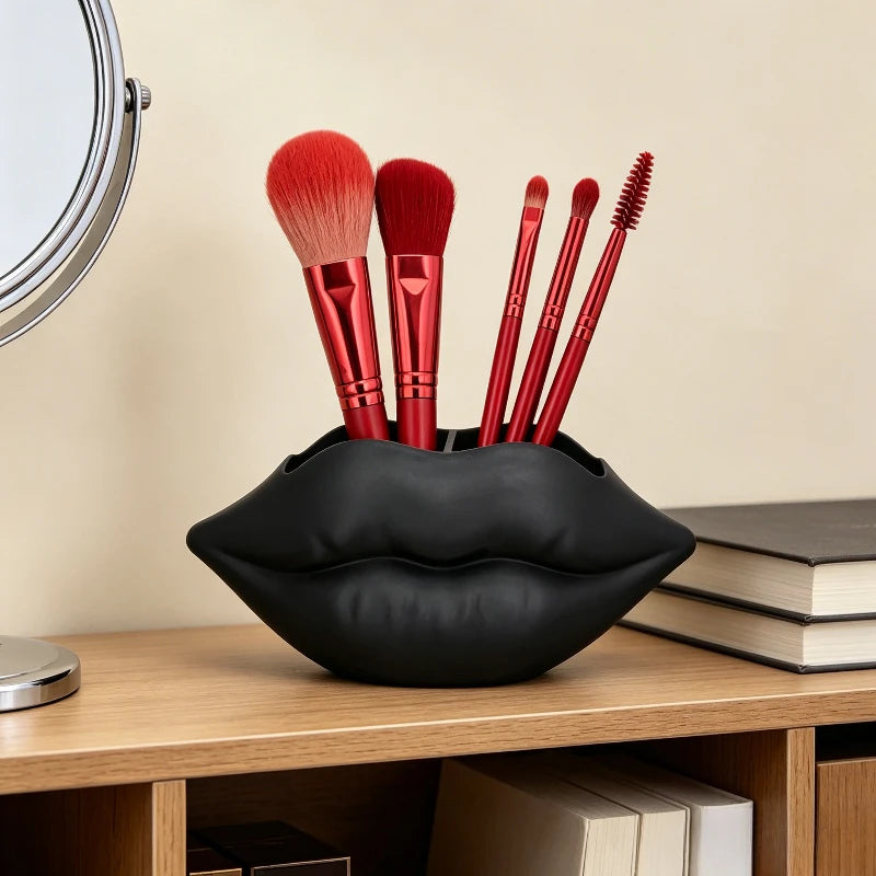 Lips Sculpture Storage Box
