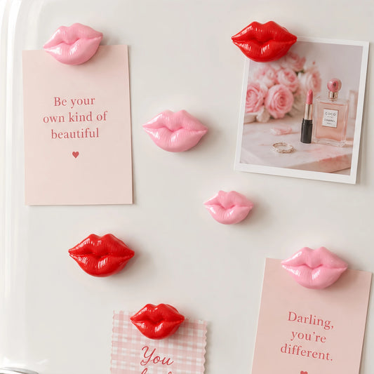 Glossy Lips Fridge Magnets