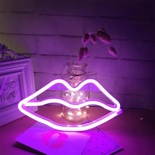 Lips LED Neon Sign