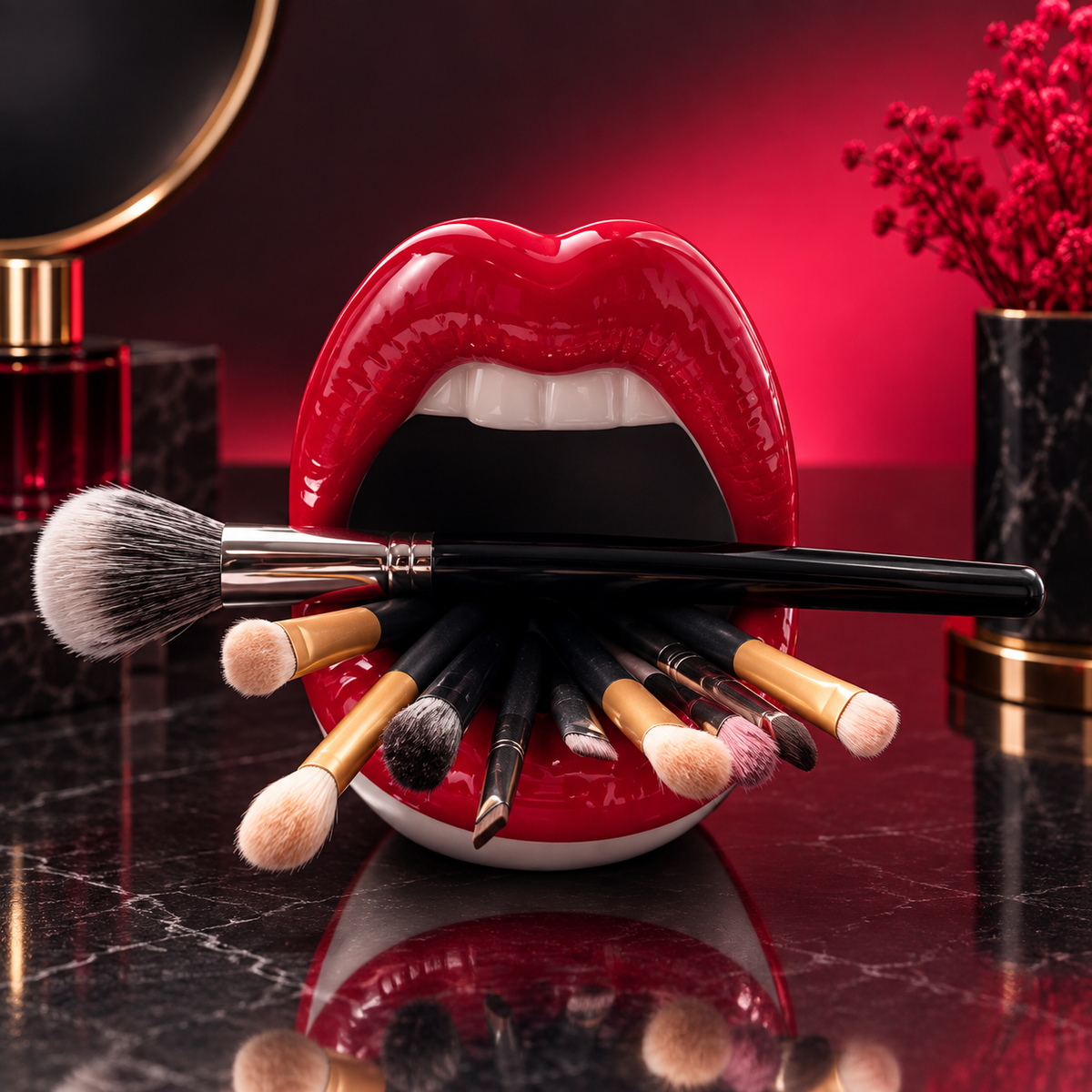 Red Lips Snack Bowl