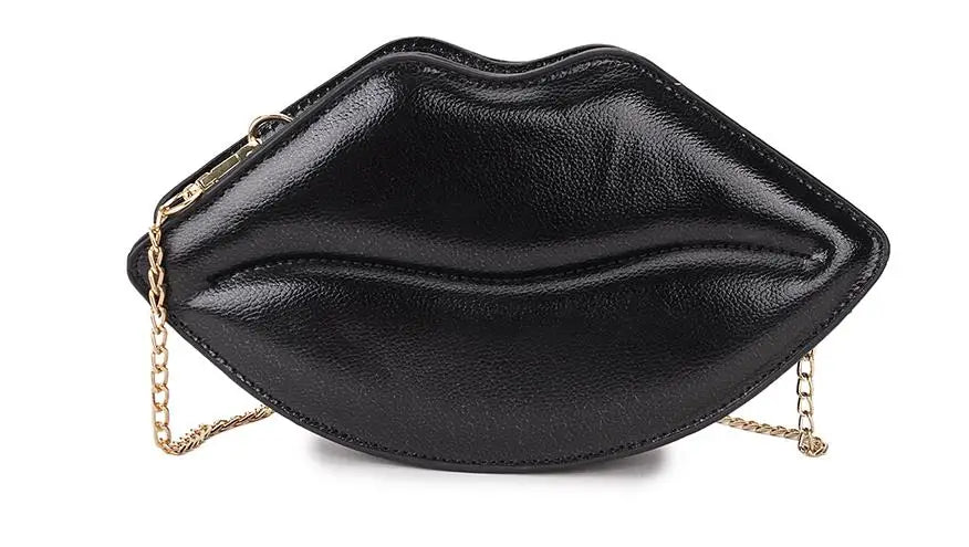 Red Lips Crossbody Clutch