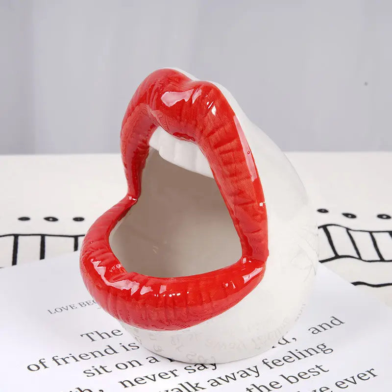 Red Lips Snack Bowl