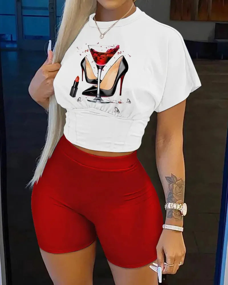 Casual T-Shirt & Shorts Set