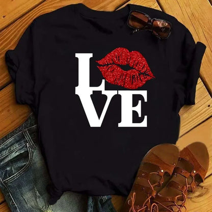 Leopard Lips Graphic T-Shirt