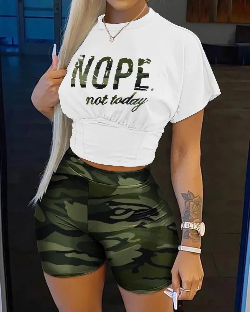Casual T-Shirt & Shorts Set