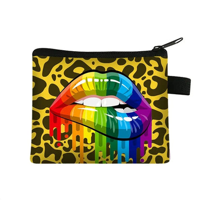 Lips Print Mini Pouch