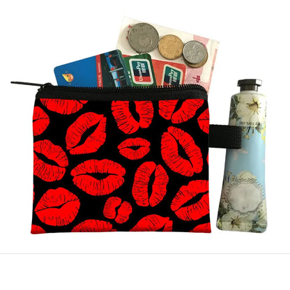 Lips Print Mini Pouch