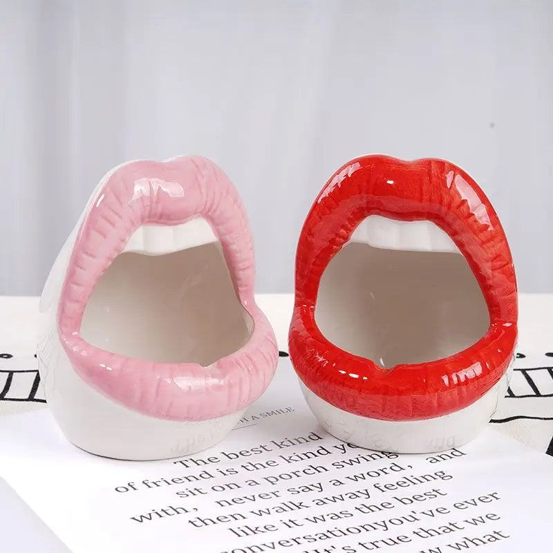 Red Lips Snack Bowl