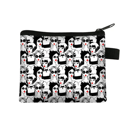 Lips Print Mini Pouch