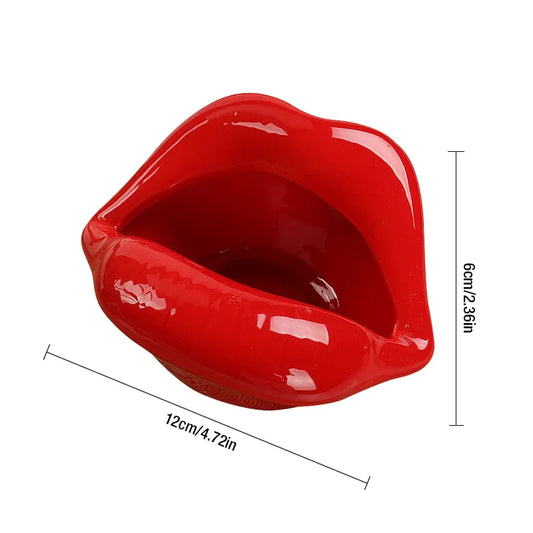 Lips Ceramic Ashtray
