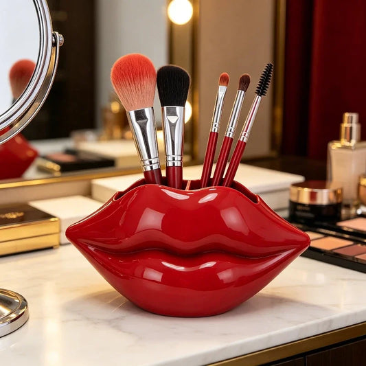 Lips Sculpture Storage Box