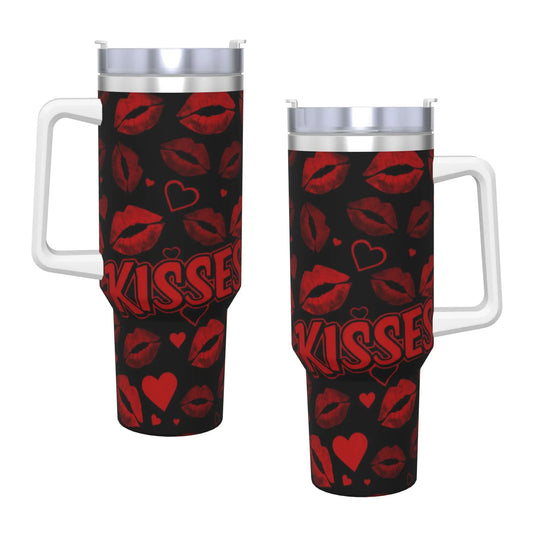 Kiss Print 40oz Tumbler