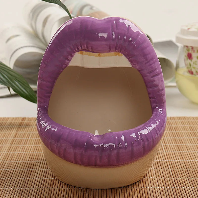Red Lips Snack Bowl