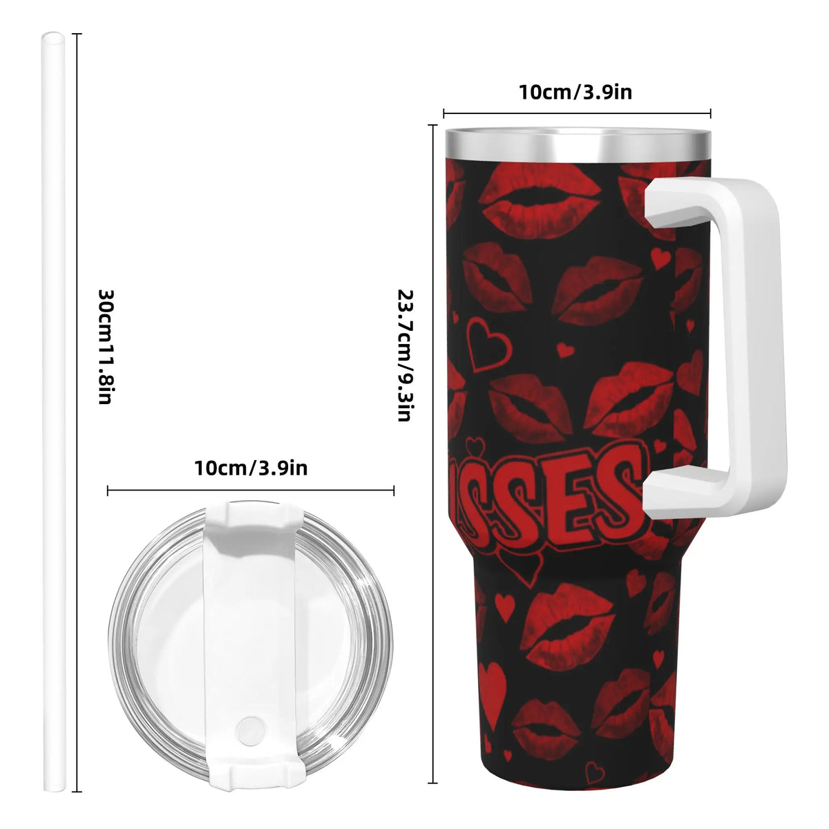 Kiss Print 40oz Tumbler