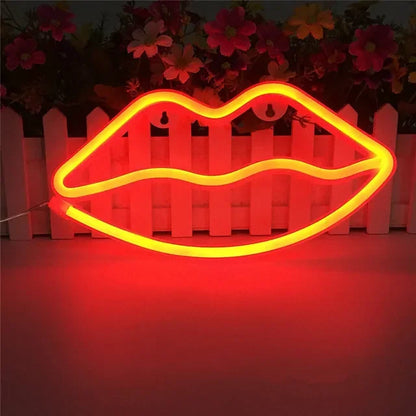 Lips LED Neon Sign