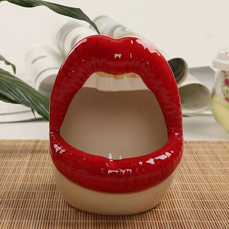 Red Lips Snack Bowl