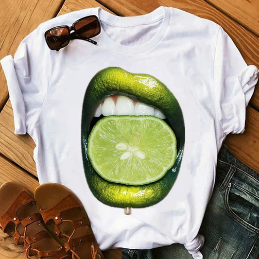 Sequin Lips T-Shirt