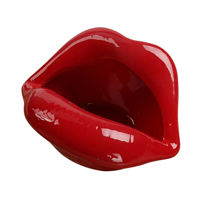 Lips Ceramic Ashtray